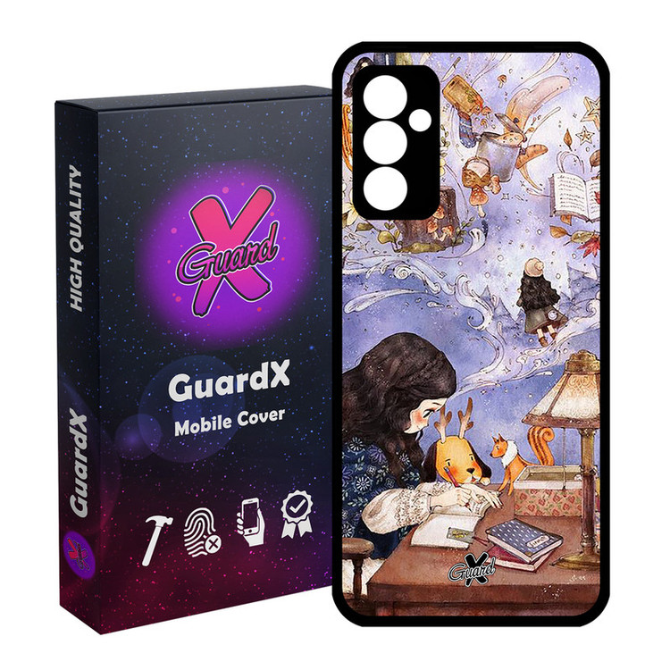 کاور گارد ایکس طرح دختر مدل Glass10293 مناسب برای گوشی موبایل سامسونگ Galaxy S23 FE