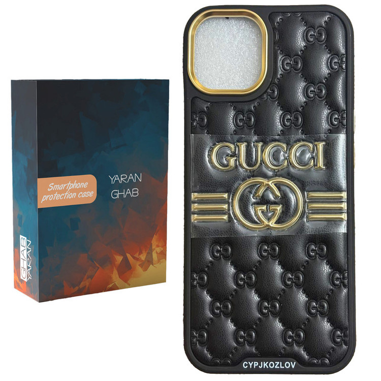 کاور قاب یاران مدل Gucci مناسب برای گوشی موبایل اپل iPhone 15 Pro Max
