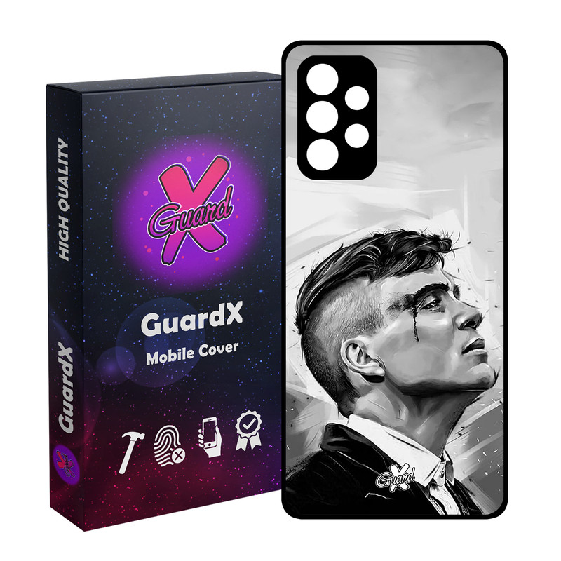 کاور گارد ایکس طرح Peaky Blinders مدل Glass10132 مناسب برای گوشی موبایل سامسونگ Galaxy A72