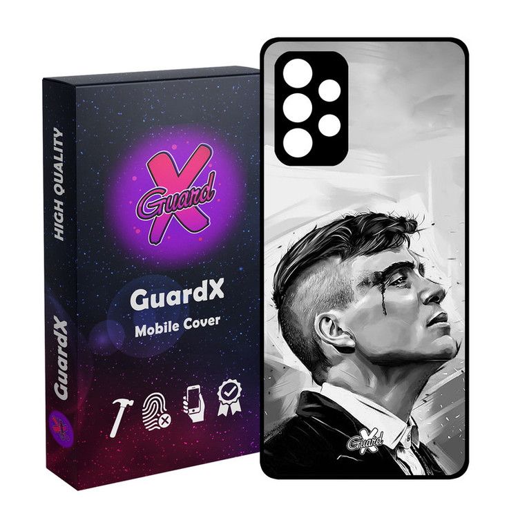 کاور گارد ایکس طرح Peaky Blinders مدل Glass10132 مناسب برای گوشی موبایل سامسونگ Galaxy A72
