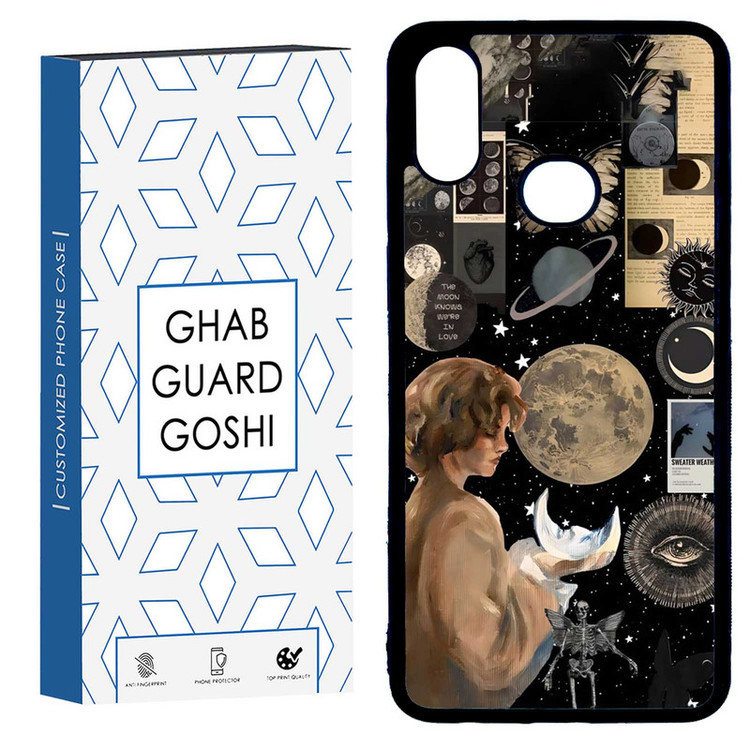 کاور قاب گارد گوشی طرح ماه کد TPU-059 مناسب برای گوشی موبایل سامسونگ GALAXY A10S