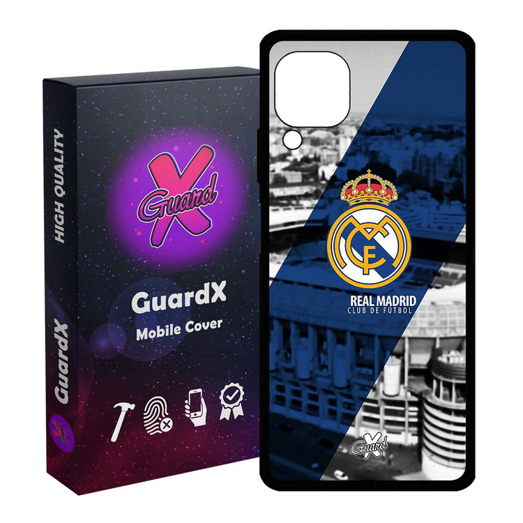 کاور گارد ایکس طرح Real Madrid مدل Glass10054 مناسب برای گوشی موبایل هوآوی Nova 7i / Nova 6 SE / P40 Lite