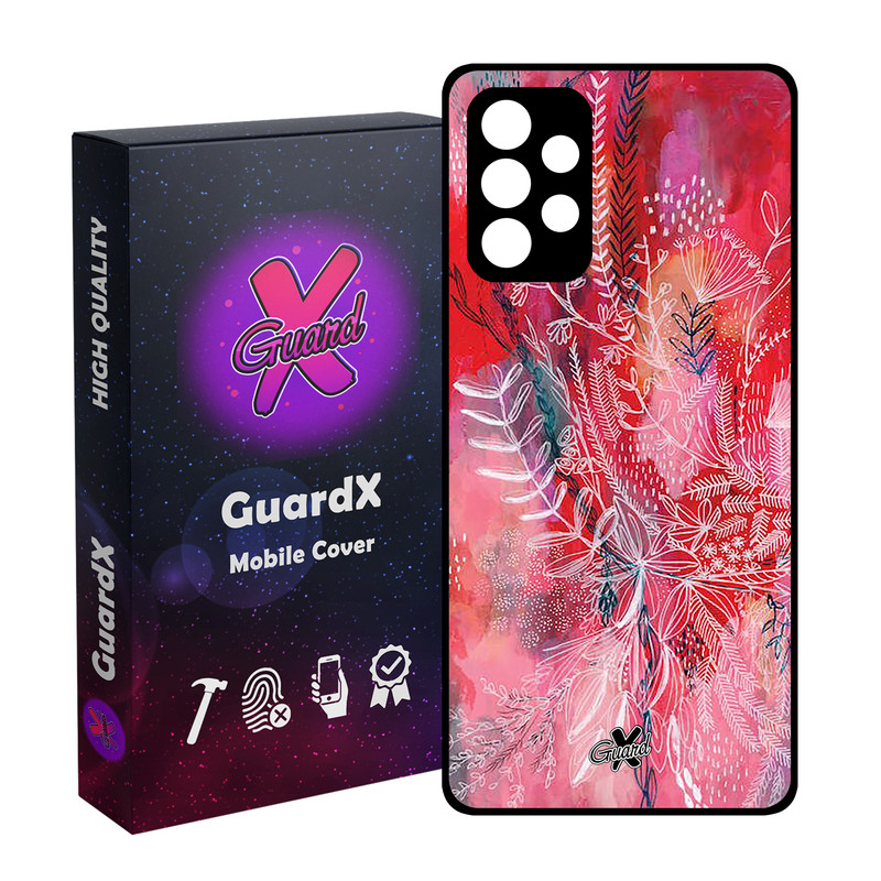 کاور گارد ایکس طرح گل مدل Glass10282 مناسب برای گوشی موبایل سامسونگ Galaxy A53