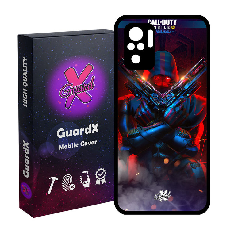 کاور گارد ایکس طرح Call Of Duty مدل Glass10388 مناسب برای گوشی موبایل شیائومی Redmi Note 10 4G / Redmi Note 10S