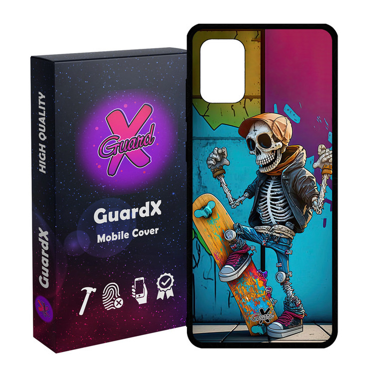 کاور گارد ایکس طرح اسکلت مدل Glass10603 مناسب برای گوشی موبایل سامسونگ Galaxy A31