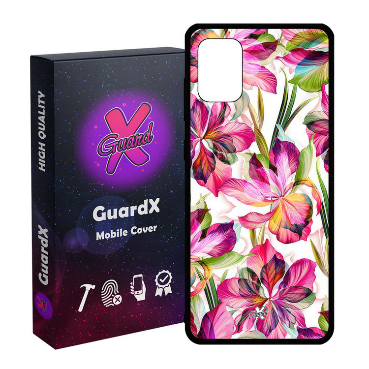 کاور گارد ایکس طرح گل مدل Glass10677 مناسب برای گوشی موبایل سامسونگ Galaxy A31