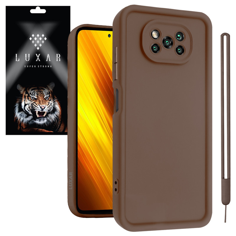 کاور لوکسار مدل pocox3 -Puffer band طرح بند دار مناسب برای گوشی موبایل شیائومی Poco X3 NFC / Poco X3 Pro / Poco X3