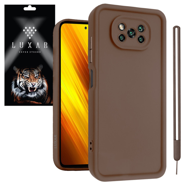 کاور لوکسار مدل pocox3 -Puffer band طرح بند دار مناسب برای گوشی موبایل شیائومی Poco X3 NFC / Poco X3 Pro / Poco X3