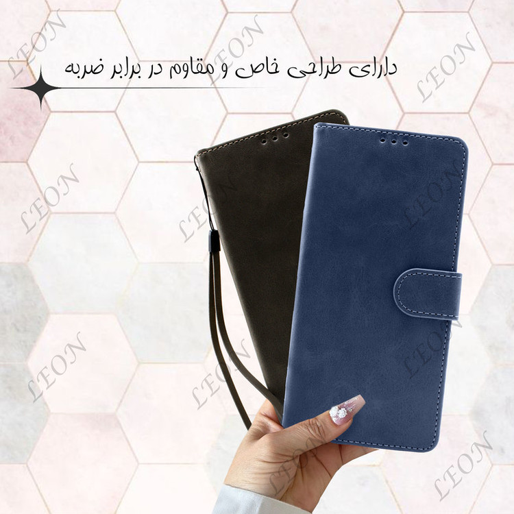 کیف کلاسوری لئون مدل Chanta Yo مناسب برای گوشی موبایل شیائومی Mi 11T Pro به همراه بندآویز