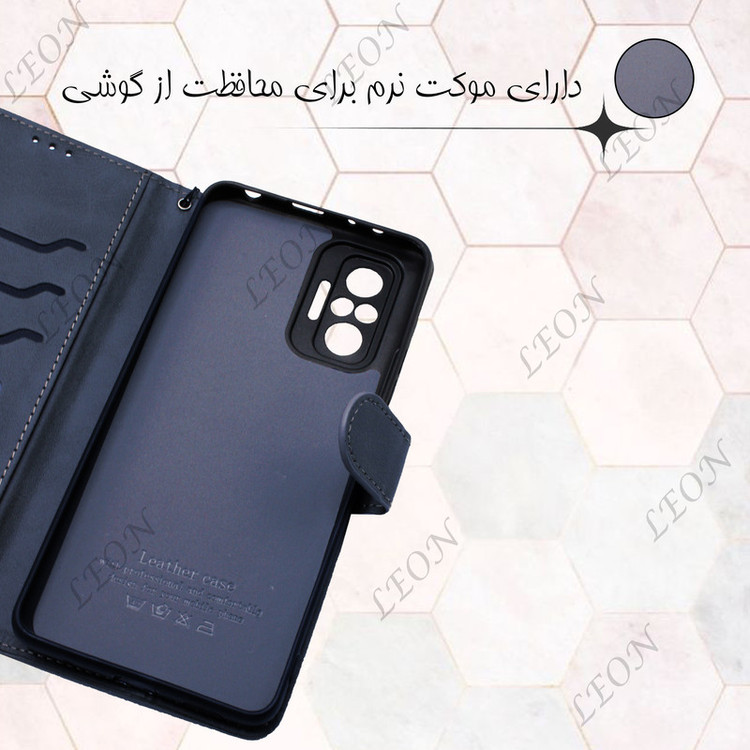 کیف کلاسوری لئون مدل Chanta Yo مناسب برای گوشی موبایل شیائومی Mi 11T Pro به همراه بندآویز