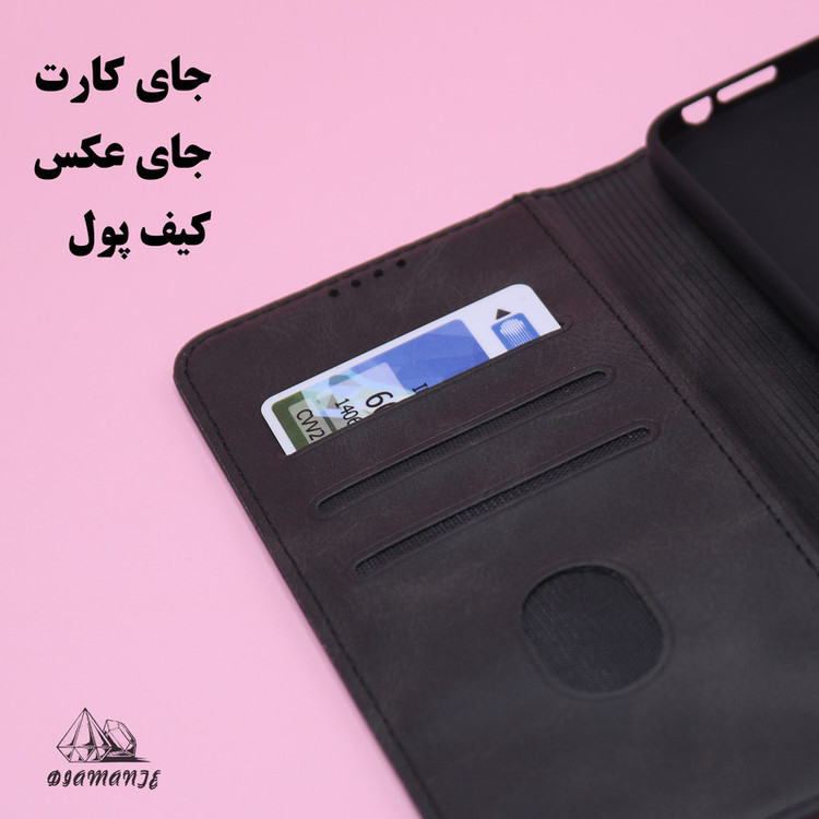 کیف کلاسوری دیامانته مدل Speek Bk مناسب برای گوشی موبایل سامسونگ Galaxy A55