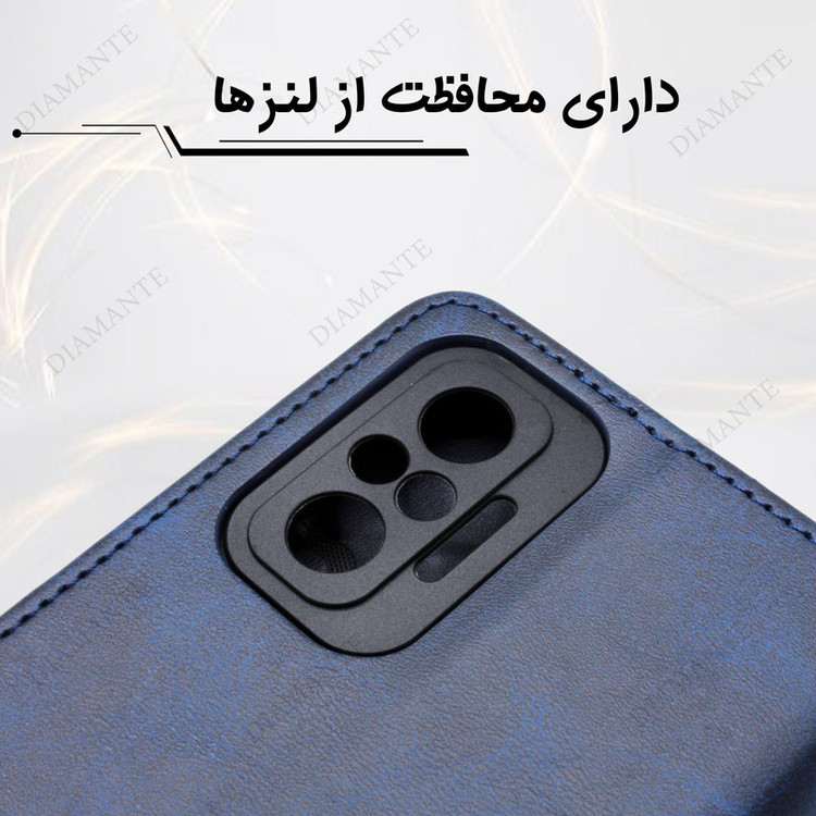 کیف کلاسوری دیامانته مدل Gray BK مناسب برای گوشی موبایل سامسونگ Galaxy J4 Core به همراه بندآویز