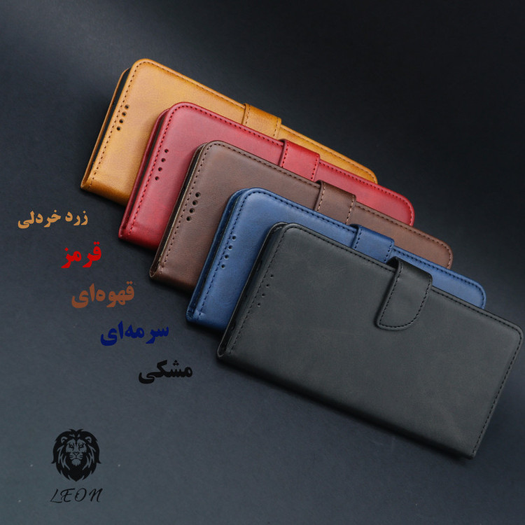 کیف کلاسوری لئون مدل Bors Oro مناسب برای گوشی موبایل شیائومی Redmi Note 14 4G