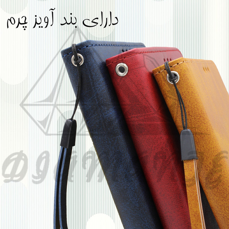 کیف کلاسوری دیامانته مدل Mokety Rd مناسب برای گوشی موبایل هوآوی P30 Lite به همراه بندآویز
