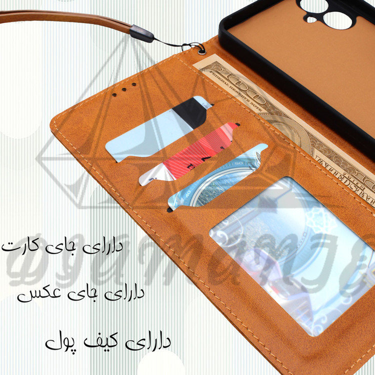 کیف کلاسوری دیامانته مدل Mokety Rd مناسب برای گوشی موبایل هوآوی P30 Lite به همراه بندآویز