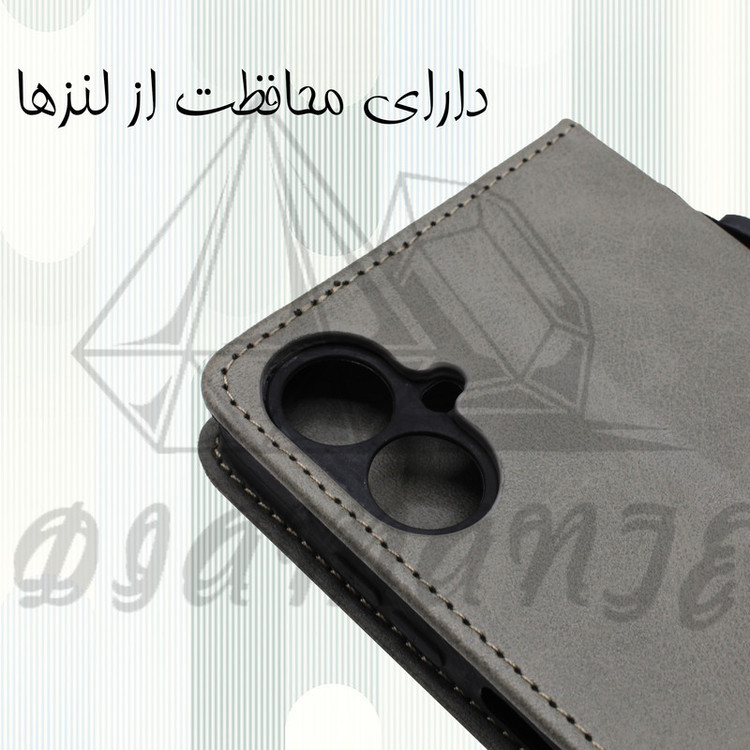 کیف کلاسوری دیامانته مدل Mokety Rd مناسب برای گوشی موبایل هوآوی P30 Lite به همراه بندآویز