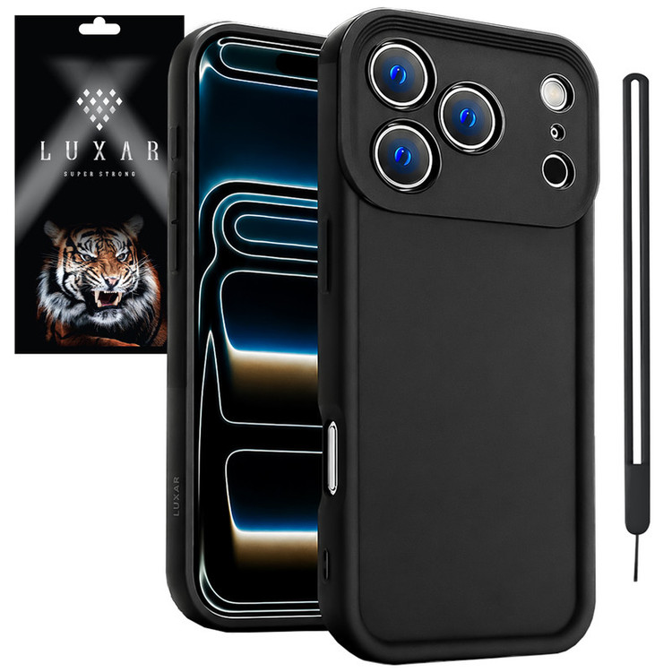 کاور لوکسار مدل 17pro max -Puffer band مناسب برای گوشی موبایل اپل iPhone 17 Pro Max به همراه بند آویز