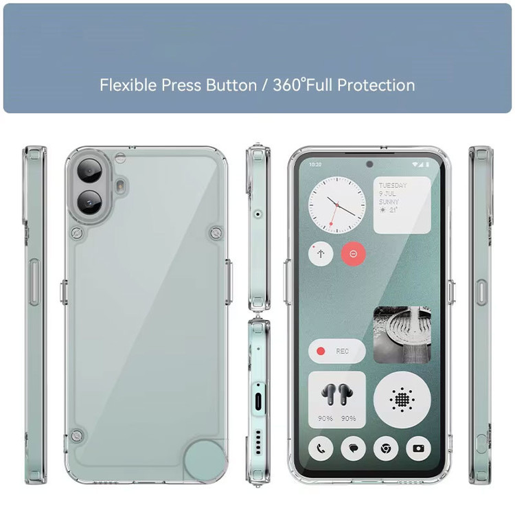 کاور مسیر مدل Plain Clear Space مناسب برای گوشی موبایل ناتینگ CMF Phone 1