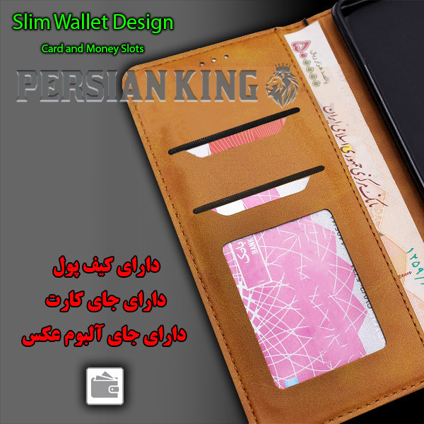 کیف کلاسوری پرشین کینگ مدل MGC22 مناسب برای گوشی موبایل موتورولا Moto E7