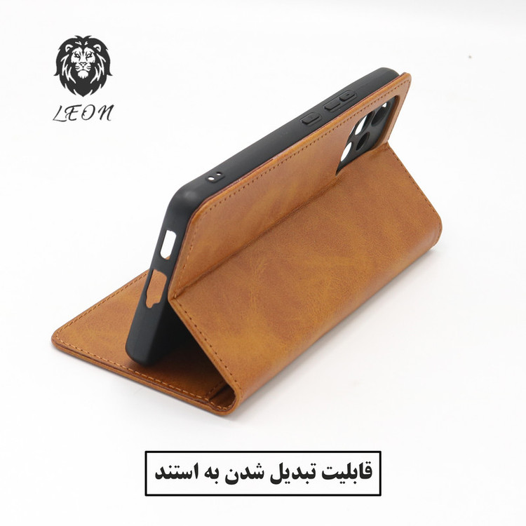 کیف کلاسوری لئون مدل Kelasor مناسب برای گوشی موبایل شیائومی Redmi Note 12 4G