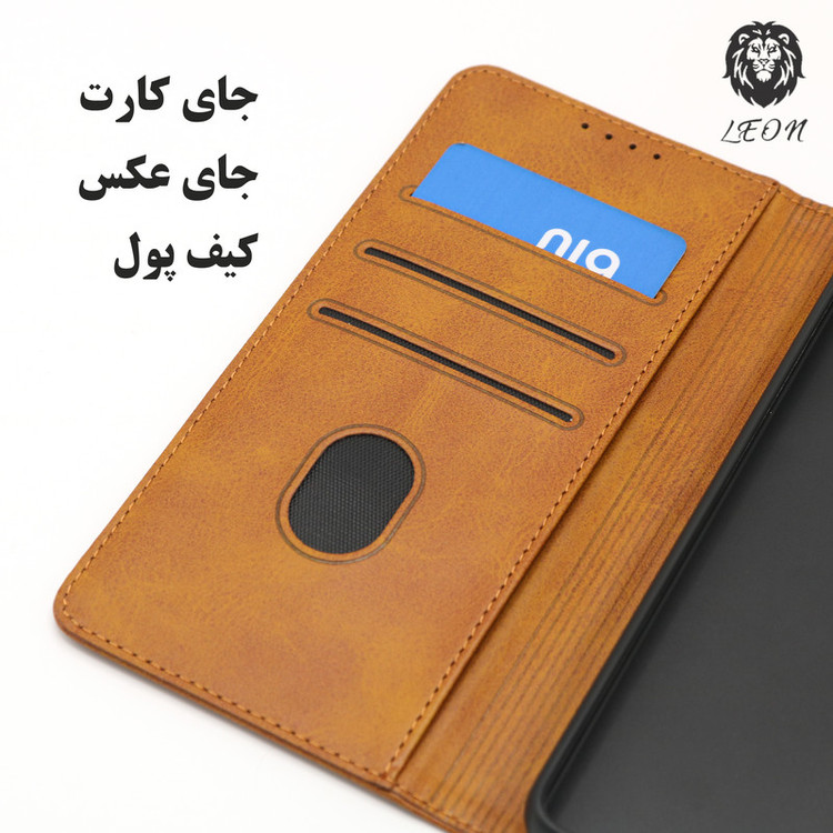 کیف کلاسوری لئون مدل Kelasor مناسب برای گوشی موبایل شیائومی Redmi Note 12 4G