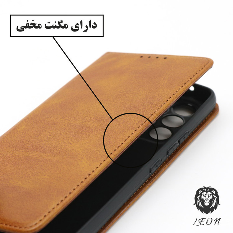 کیف کلاسوری لئون مدل Kelasor مناسب برای گوشی موبایل شیائومی Redmi Note 12 4G