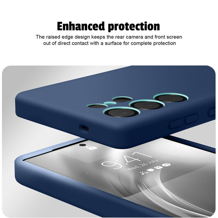 کاور بادیگارد مدل سیلیکونی مناسب برای گوشی موبایل سامسونگ Galaxy S25 Ultra