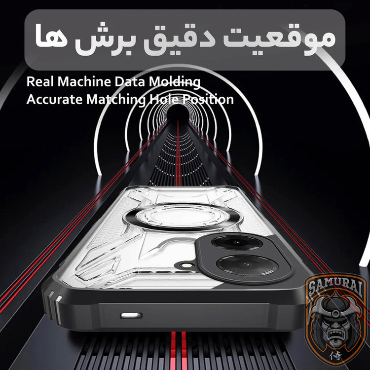 کاور سامورایی مدل Shocksafe مناسب برای گوشی موبایل شیائومی Redmi A5 / Poco C71