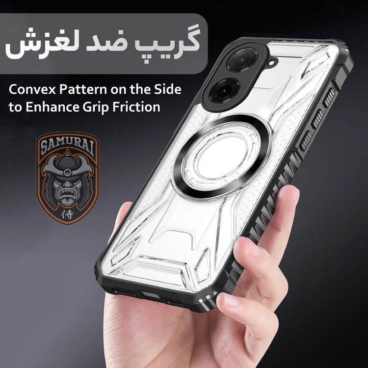 کاور سامورایی مدل Shocksafe مناسب برای گوشی موبایل شیائومی Redmi A5 / Poco C71