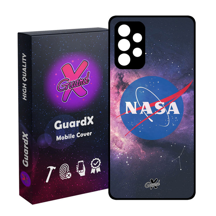 کاور گارد ایکس طرح Nasa مدل Glass10012 مناسب برای گوشی موبایل سامسونگ Galaxy A72