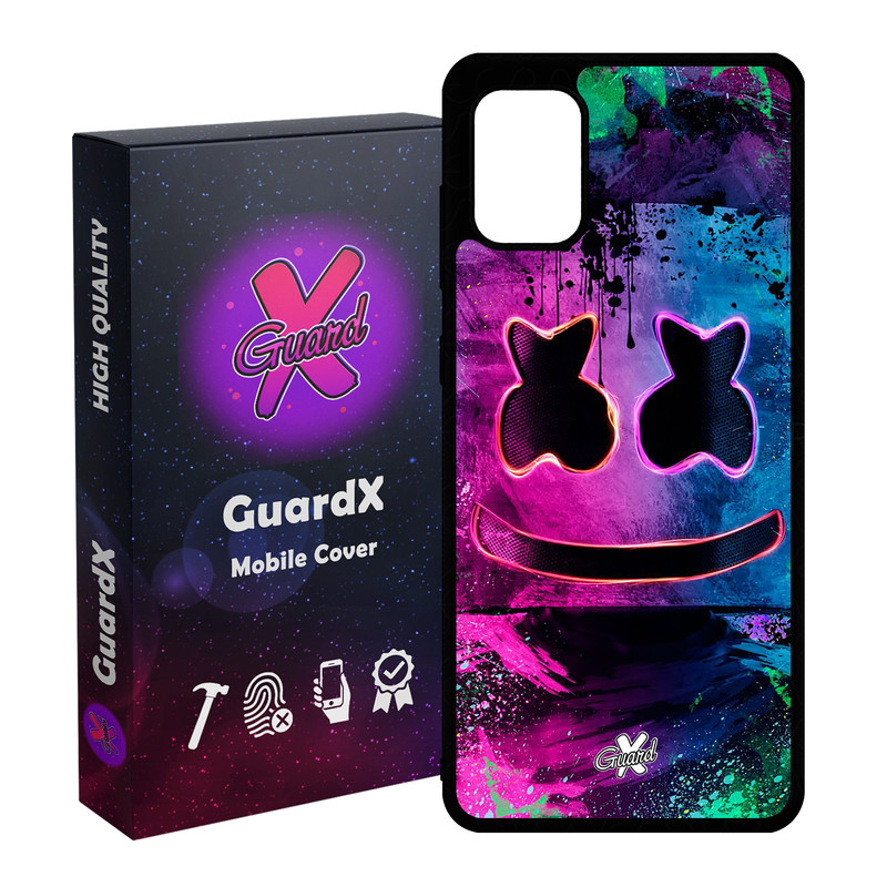 کاور گارد ایکس طرح Marshmello مدل Glass10028 مناسب برای گوشی موبایل سامسونگ Galaxy A31