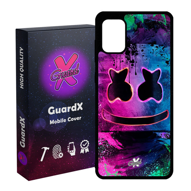 کاور گارد ایکس طرح Marshmello مدل Glass10028 مناسب برای گوشی موبایل سامسونگ Galaxy A31