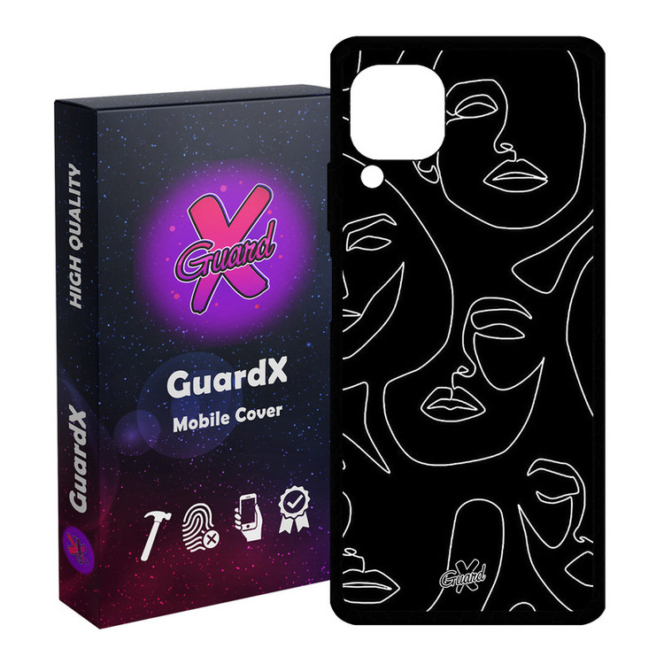 کاور گارد ایکس طرح Girl مدل Glass10392 مناسب برای گوشی موبایل هوآوی Nova 7i / Nova 6 SE / P40 Lite