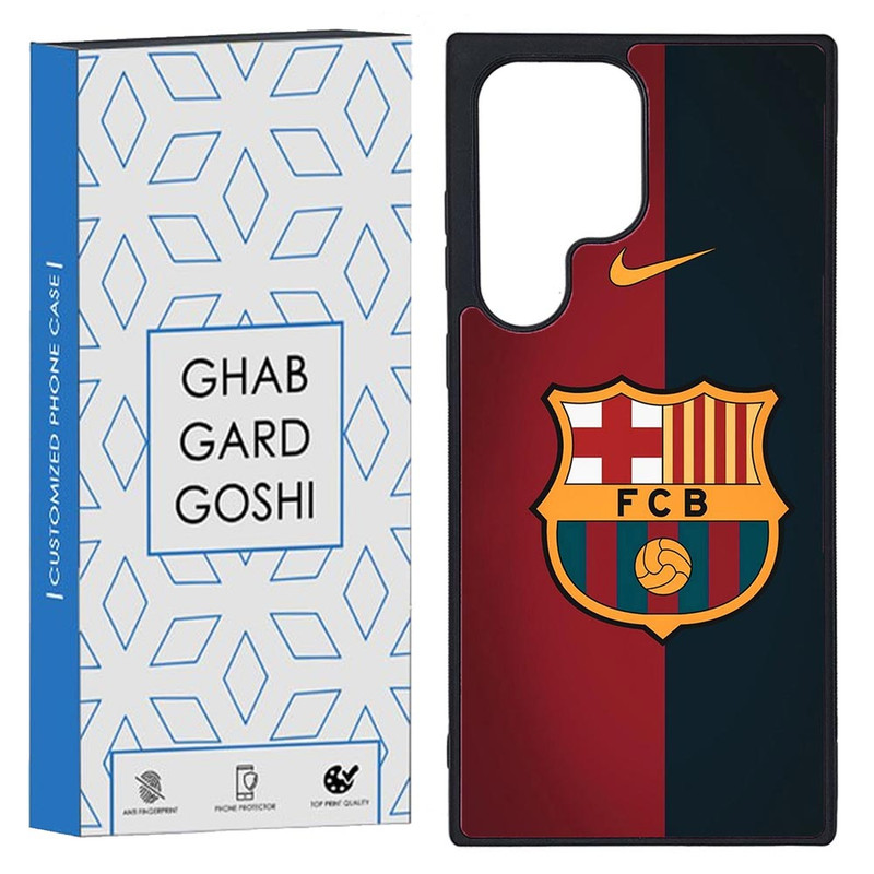 کاور قاب گارد گوشی طرح تیم بارسلونا کد TPU-090 مناسب برای گوشی موبایل سامسونگ Galaxy S23 Ultra