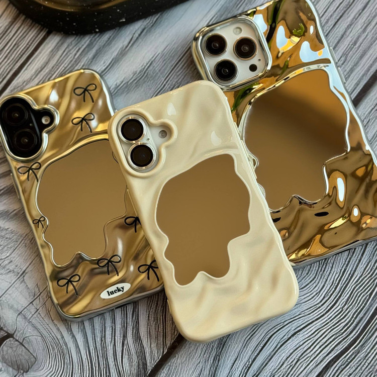 کاور یاران قاب مدل موج آینه ای مناسب برای گوشی موبایل اپل iPhone 15