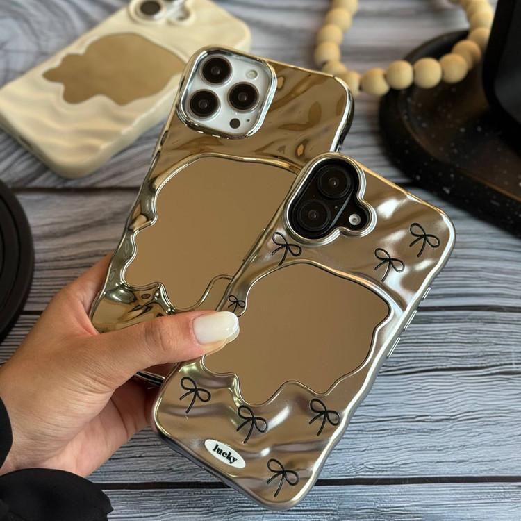کاور یاران قاب مدل موج آینه ای مناسب برای گوشی موبایل اپل iPhone 15