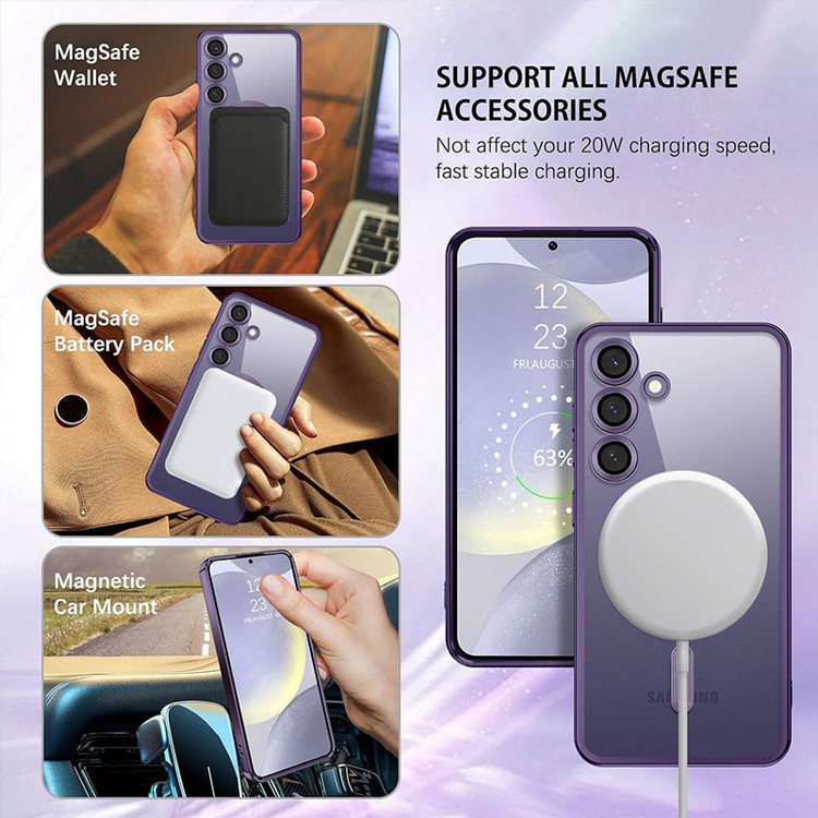کاور مسیر مدل Electroplating مناسب برای گوشی موبایل سامسونگ Galaxy S25 FE