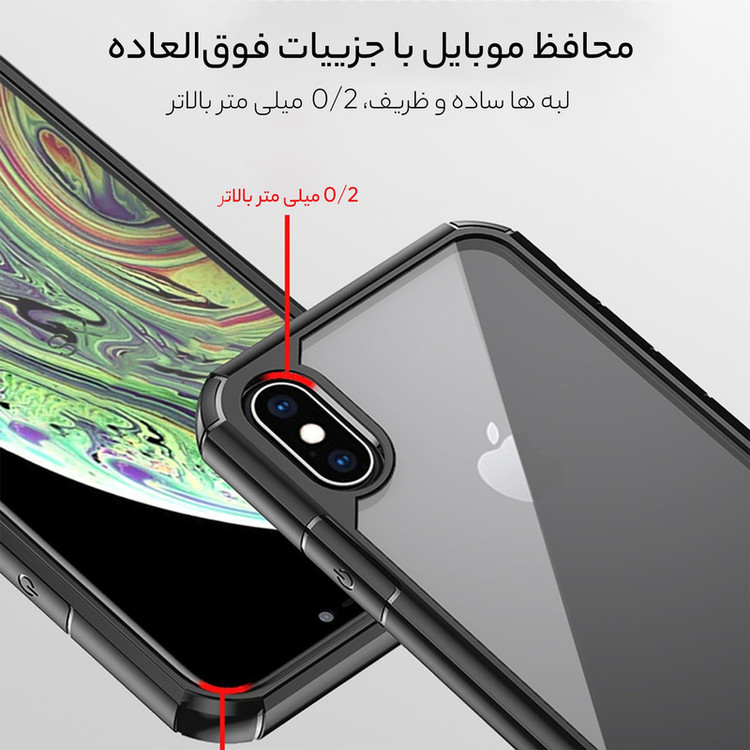 کاور سامورایی مدل SPC مناسب برای گوشی موبایل اپل iPhone X / XS