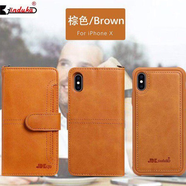 کاور کی-دوو مدل jdk مناسب برای گوشی موبایل اپل iPhone 13 promax به همراه جا کارتی و کیف