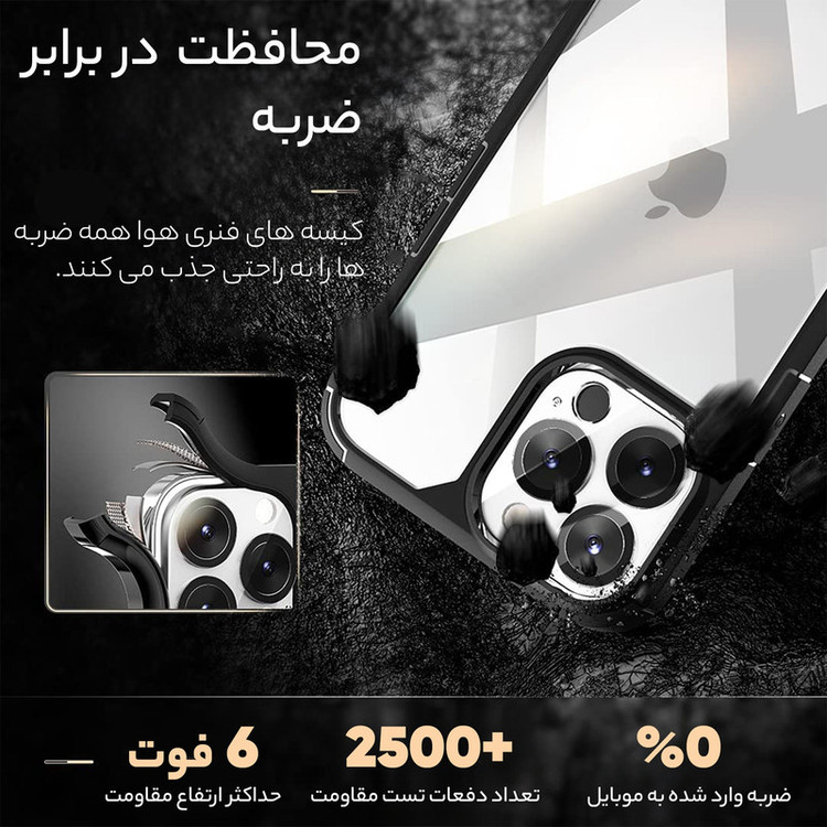 کاور سامورایی مدل SPC مناسب برای گوشی موبایل اپل iPhone 13 Pro Max