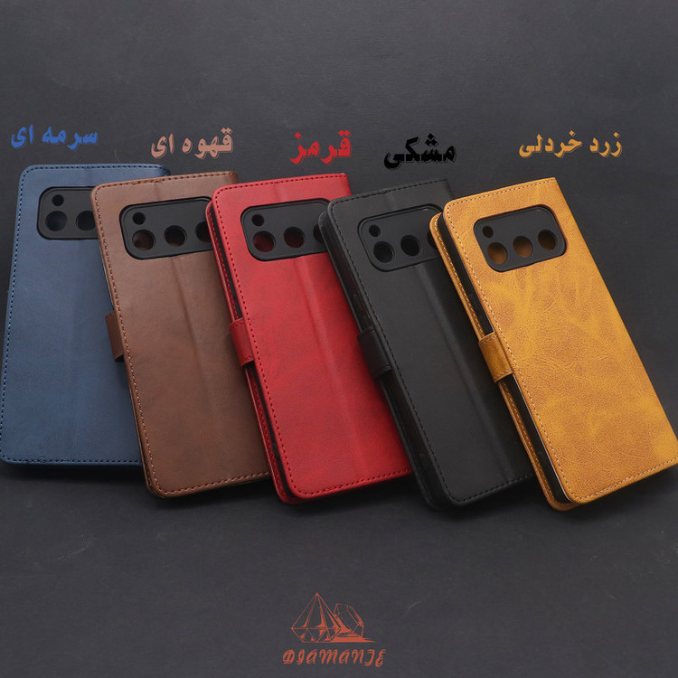 کیف کلاسوری دیامانته مدل Bond Ros مناسب برای گوشی موبایل داریا Bond 5G به همراه بندآویز