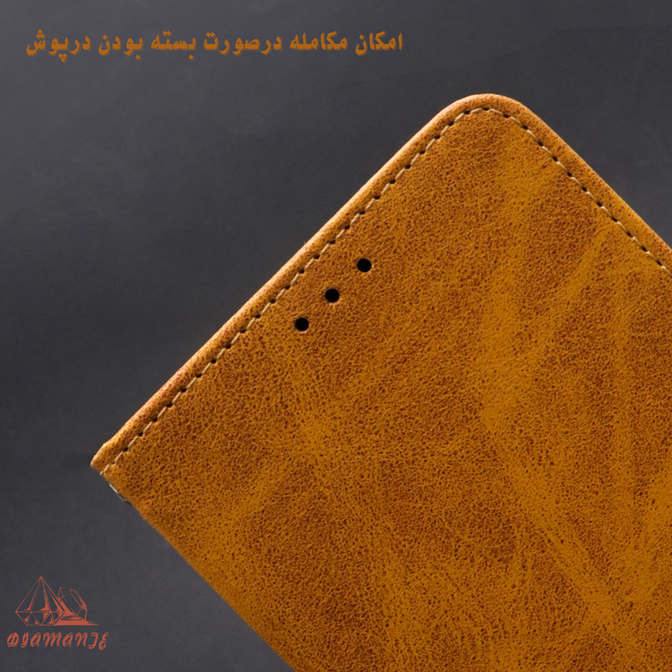 کیف کلاسوری دیامانته مدل Bond Ros مناسب برای گوشی موبایل داریا Bond 5G به همراه بندآویز