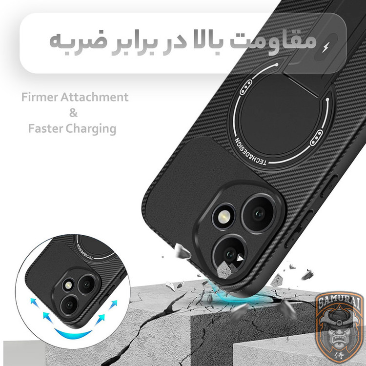 کاور سامورایی مدل Carbon Stand مناسب برای گوشی موبایل آنر 400