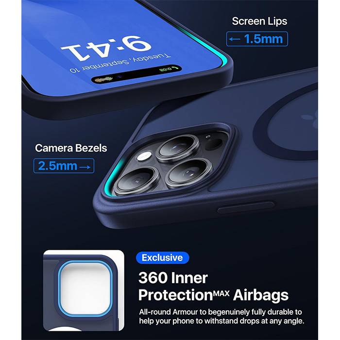 کاور بادی قاب مدل مگ سیف مناسب برای گوشی موبایل اپل iPhone 14 Promax