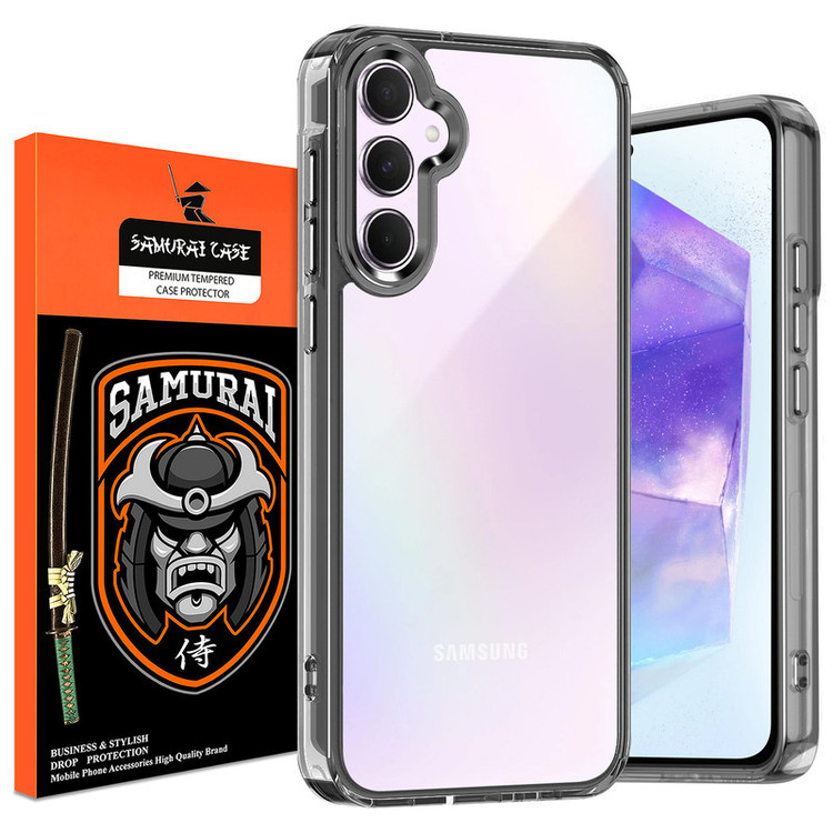 کاور سامورایی مدل Crystal Shield مناسب برای گوشی موبایل سامسونگ Galaxy A55 / A55 5G