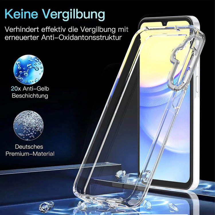 کاور سامورایی مدل Crystal Shield مناسب برای گوشی موبایل سامسونگ Galaxy A55 / A55 5G