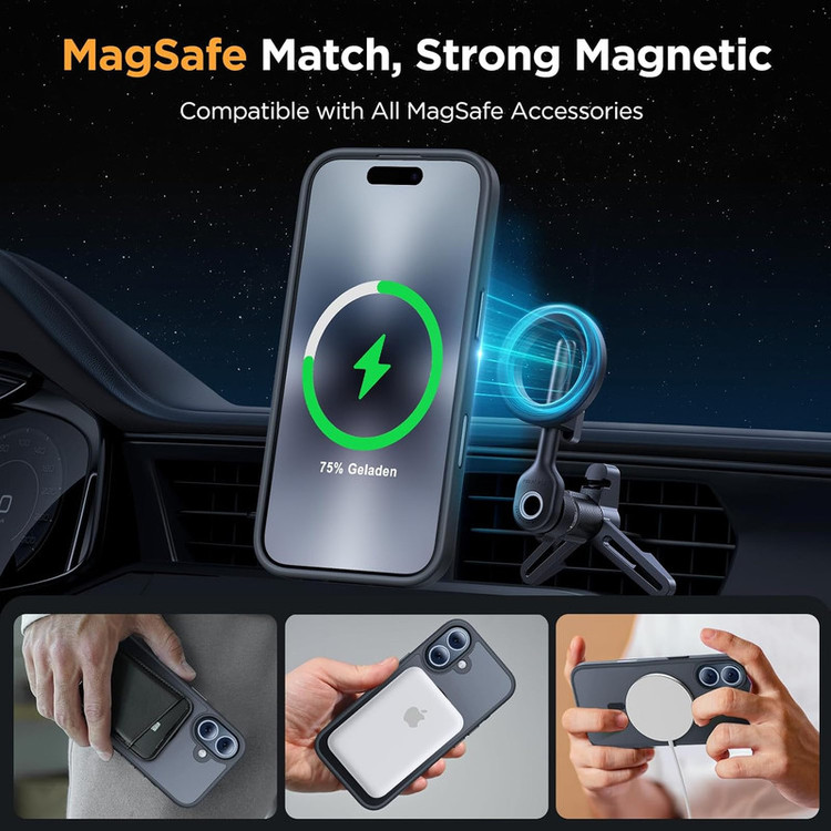 کاور بادی قاب مدل مگ سیف مناسب برای گوشی موبایل اپل Iphone 16