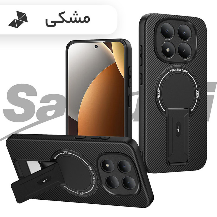 کاور سامورایی مدل Carbon Stand مناسب برای گوشی موبایل شیائومی Redmi Note 15 4G / Poco M8 5G