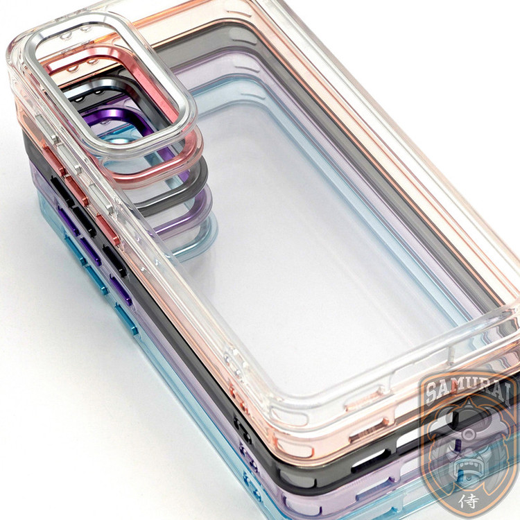 کاور سامورایی مدل Crystal Shield مناسب برای گوشی موبایل سامسونگ Galaxy S24 FE