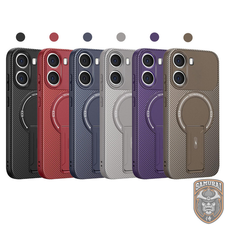 کاور سامورایی مدل Carbon Stand مناسب برای گوشی موبایل شیائومی Poco X7 Pro / Redmi Turbo 4